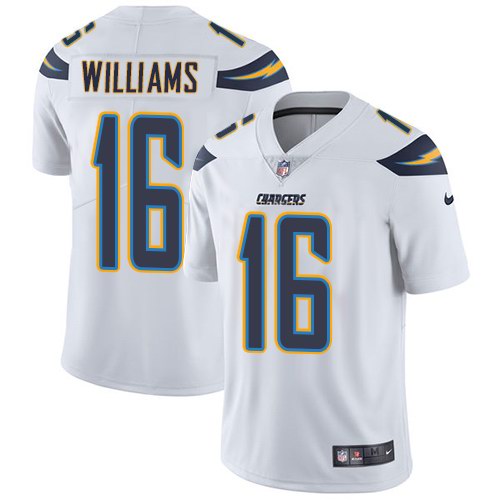 Nike Men & Women & Youth Chargers 16 Tyrell Williams White NFL Vapor Untouchable Limited Jersey,We sell and wholesale Nike Men & Women & Youth Chargers 16 Tyrell Williams White NFL Vapor Untouchable Limited Jersey on line form chian!